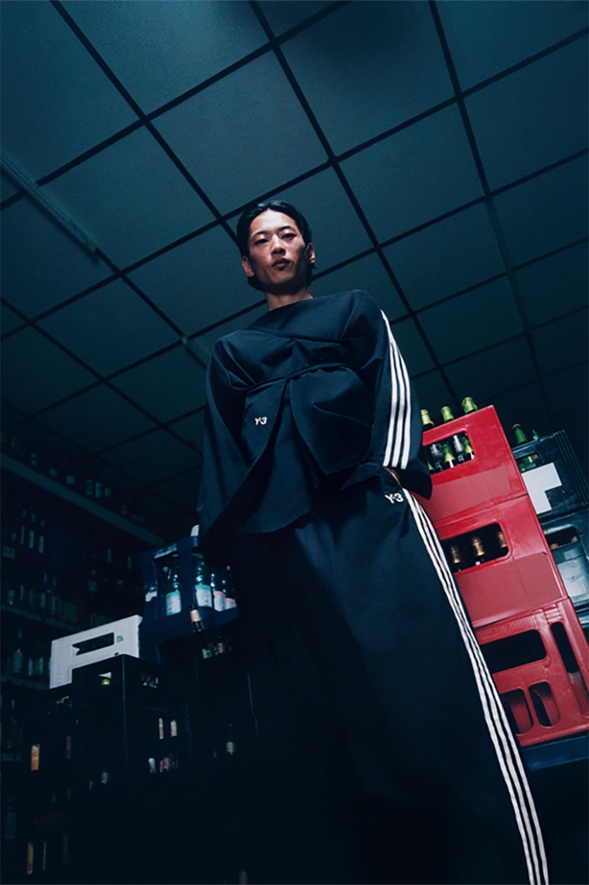 adidas yohji yamamoto y-3 fall/winter 2023 collection lookbooks tracksuits jackets