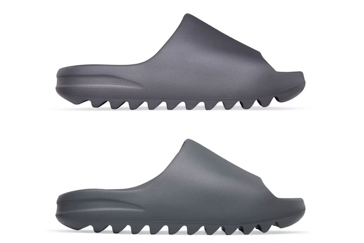 The adidas YEEZY SLIDE Is Launching in "Granite" and "Slate Grey"
