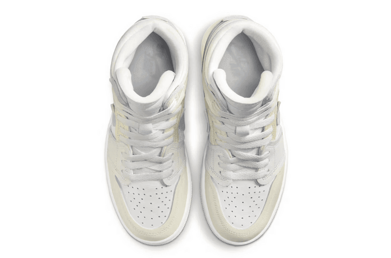 air jordan 1 high sneaker shoe coconut milk white beige cream