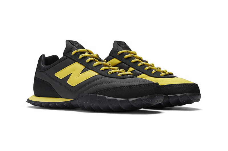 ganni new balance sneakers bumblebee yellow black shoes copenhagen