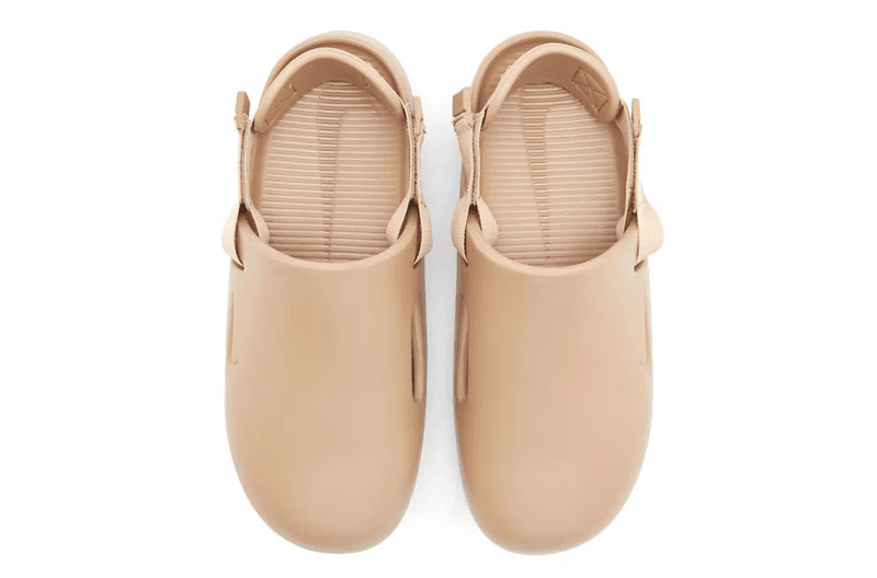 nike calm mule hemp colorway beige brown slip on shoe
