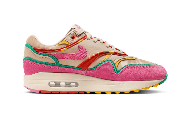 Día de Muertos nike familia air max 1 sneaker pink green beige