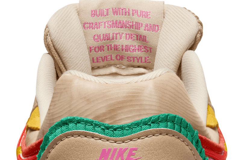 Día de Muertos nike familia air max 1 sneaker pink green beige