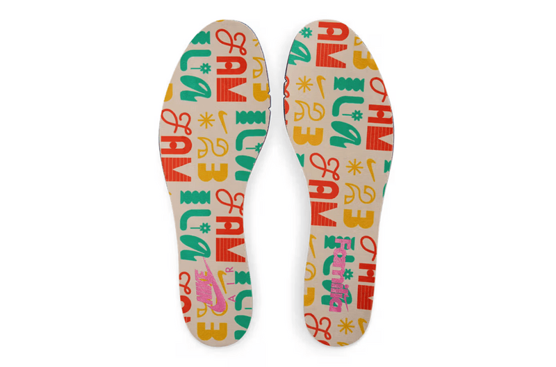 Día de Muertos nike familia air max 1 sneaker pink green beige