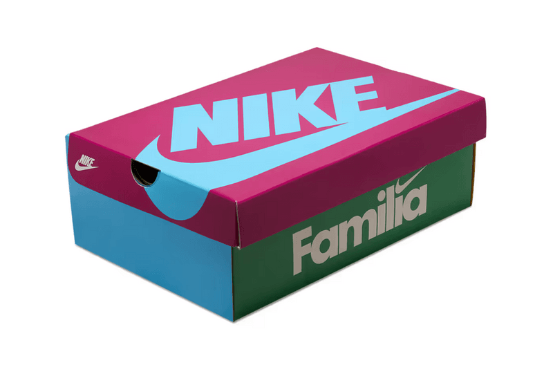 Día de Muertos nike familia air max 1 sneaker pink green beige