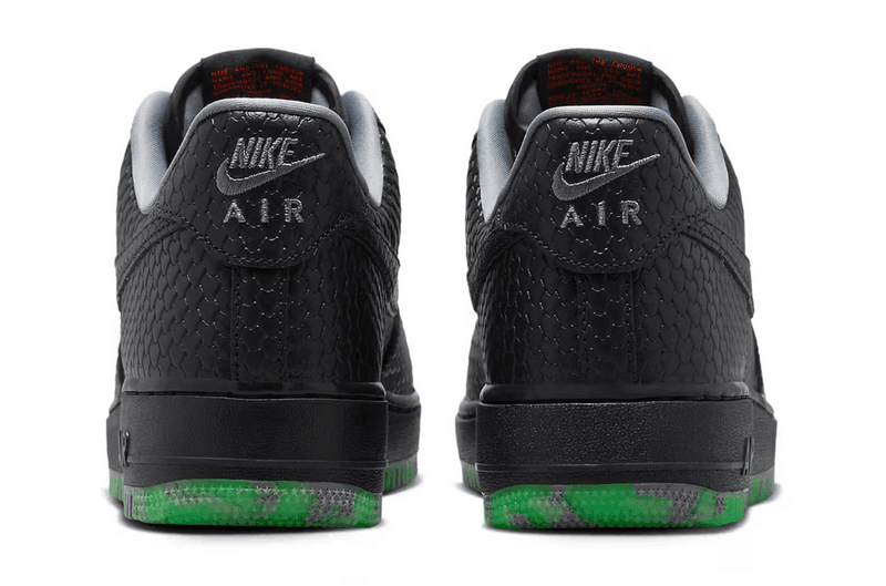 nike air force 1 low sneaker halloween black green