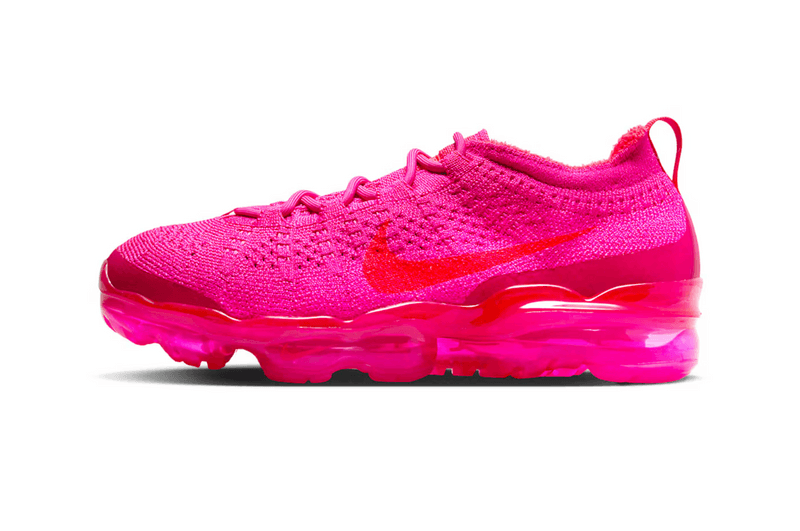 nike air vapormax flyknit sneaker pink blast