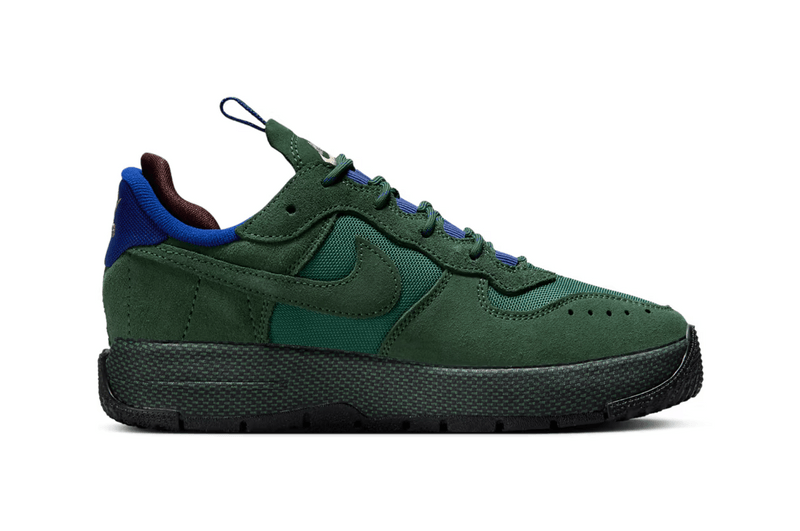 nike air force 1 wild sneaker fir green color