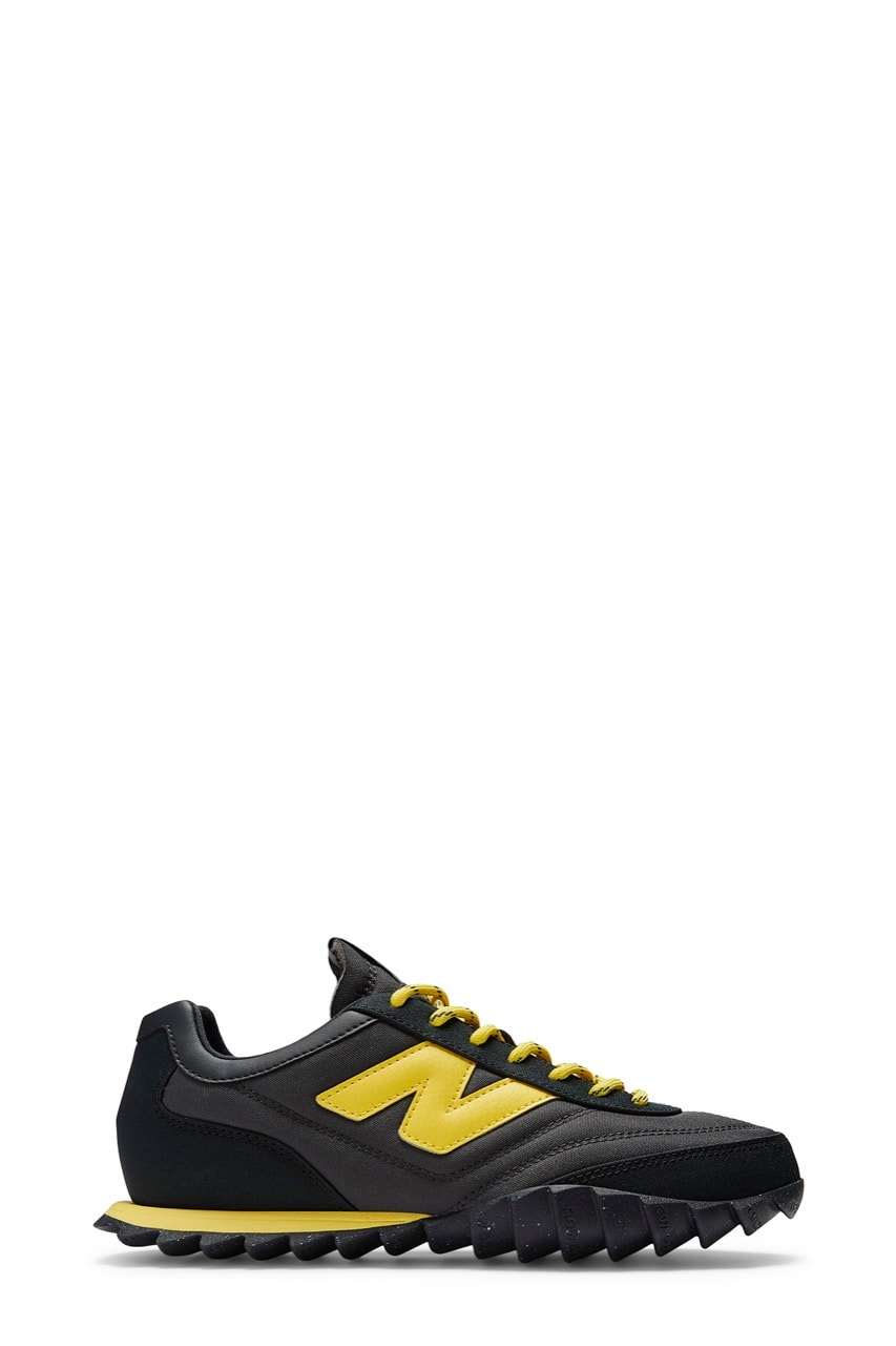 ganni new balance sneakers bumblebee yellow black shoes copenhagen