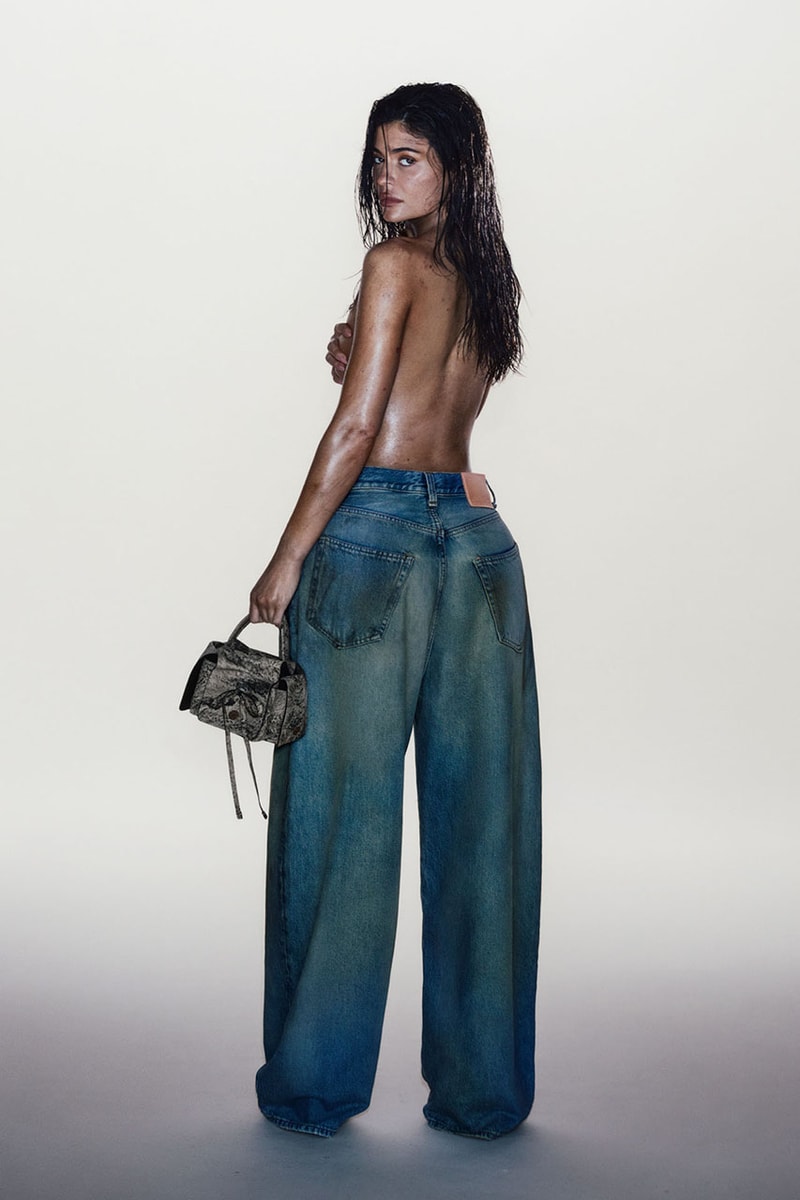 kylie jenner acne studios fall/winter 2023 denim campaign jeans jackets Carlijn Jacobs