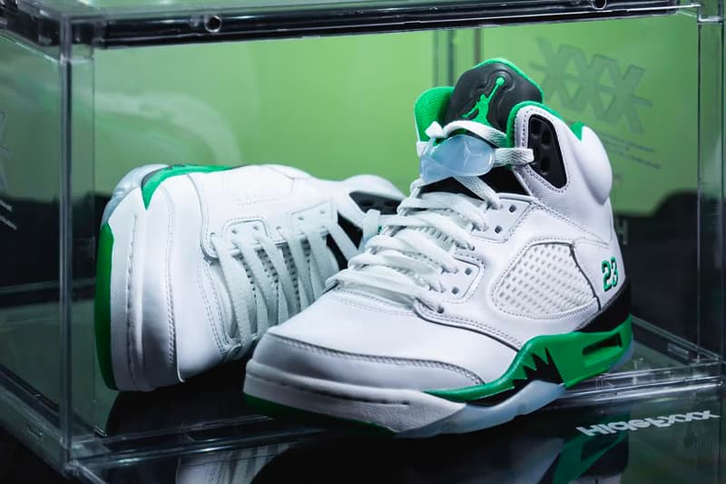 nike jordan brand air jordan 5 "lucky green" price info release date where to buy 