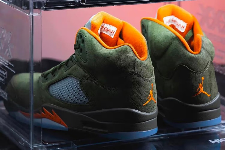 Jordan Brand Offers Air Jordan 5 "Olive" For Spring 2024