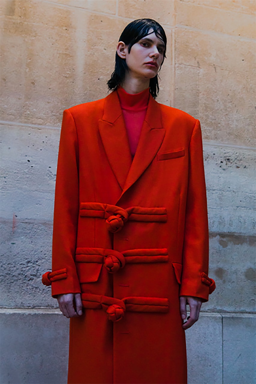 feng chen wang fall/winter 2023 collection paris fashion week