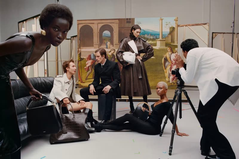 ferragamo fall 2023 campaigns tyler mitchell Uffizi Gallery