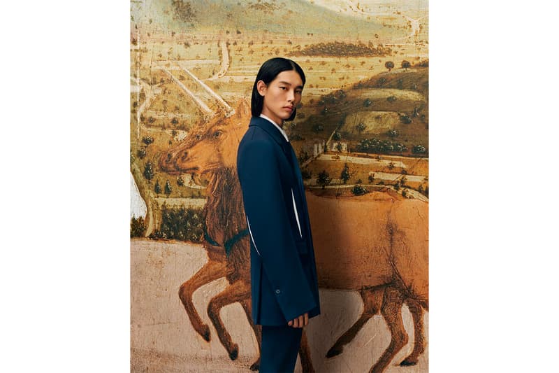 ferragamo fall 2023 campaigns tyler mitchell Uffizi Gallery