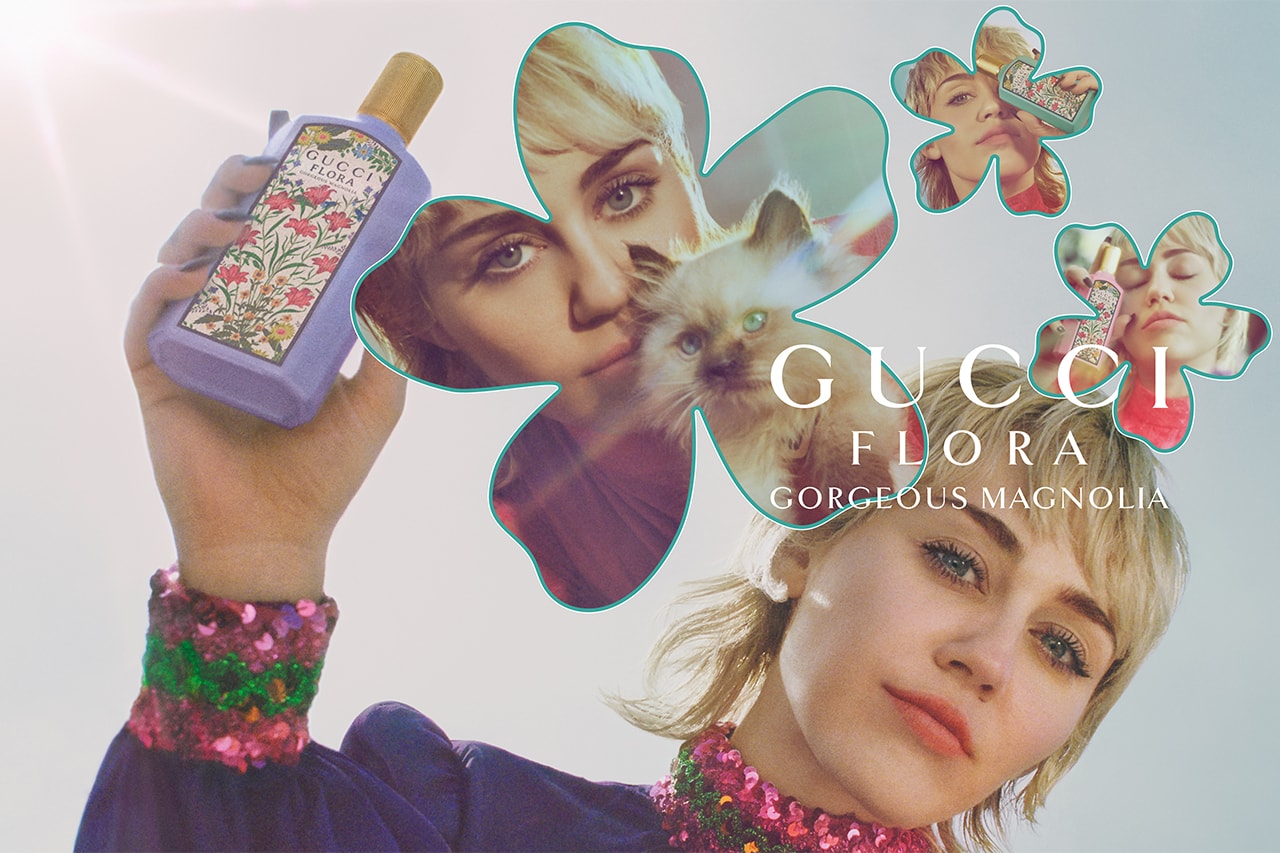 Miley Cyrus Gucci Beauty Flora Gorgeous Magnolia Brand Ambassador Release Price Info