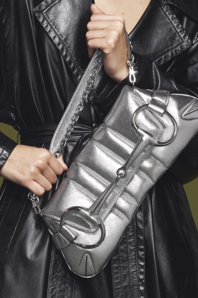 gucci fall winter 2023 campaign horsebit chain bag