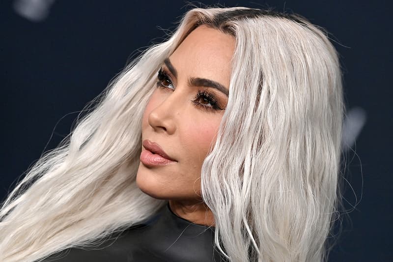 Kim Kardashian Blonde Buss Down Hairstyle Wig Install Photos Instagram