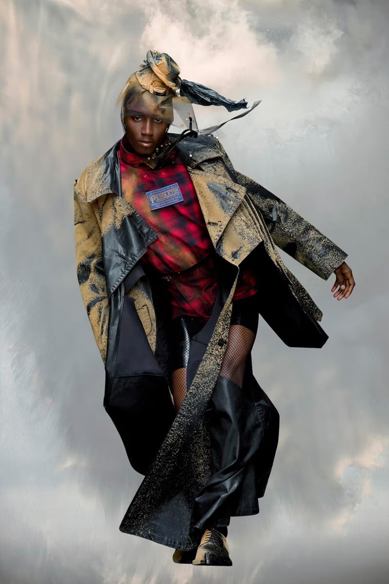 maison margiela pendelton co-ed fall 2023 collaboration collection lookbook