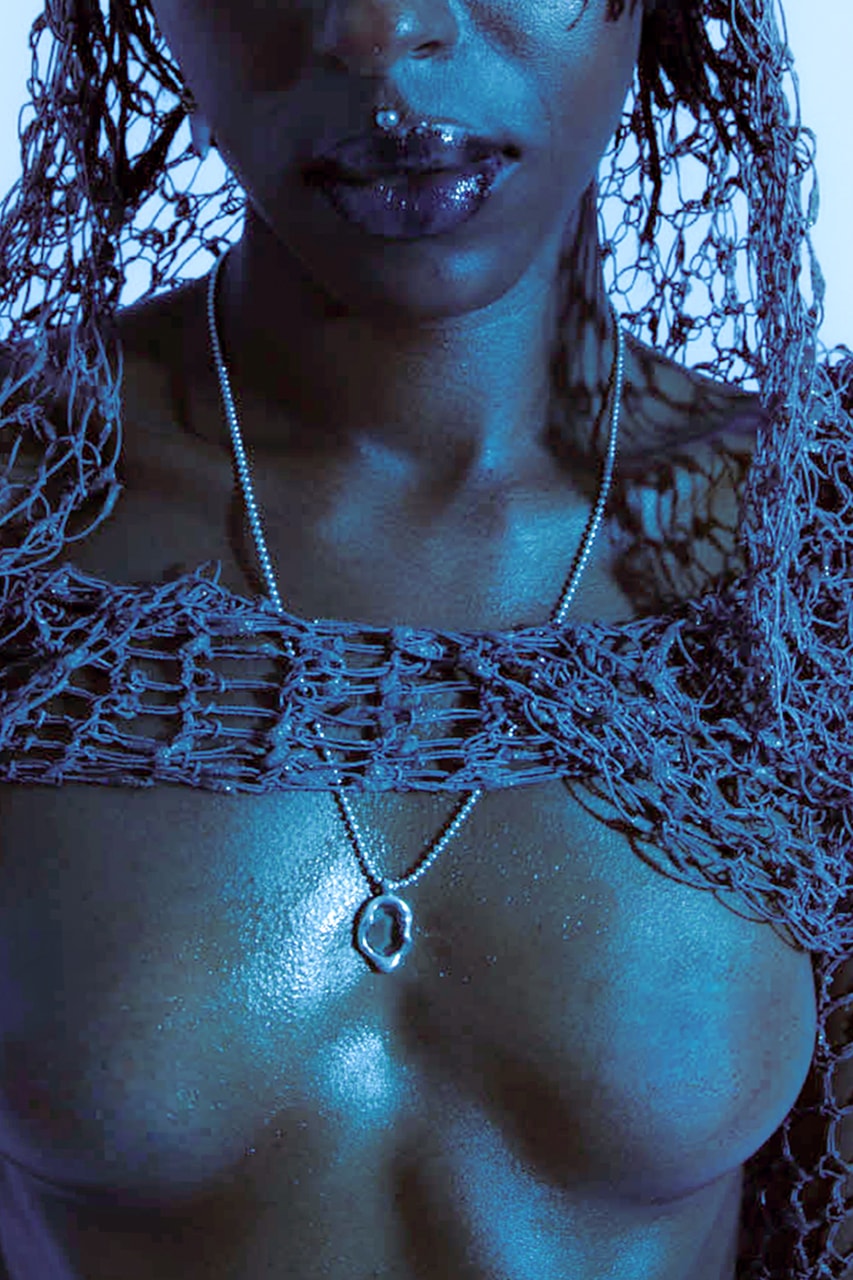 melt jewelry omaima el harrak crochet necklaces chains rings