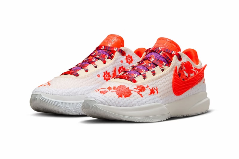  Nike Lebron 18 Low Floral Men's Basketball Limited Edition  CV7562-400 | Shoes