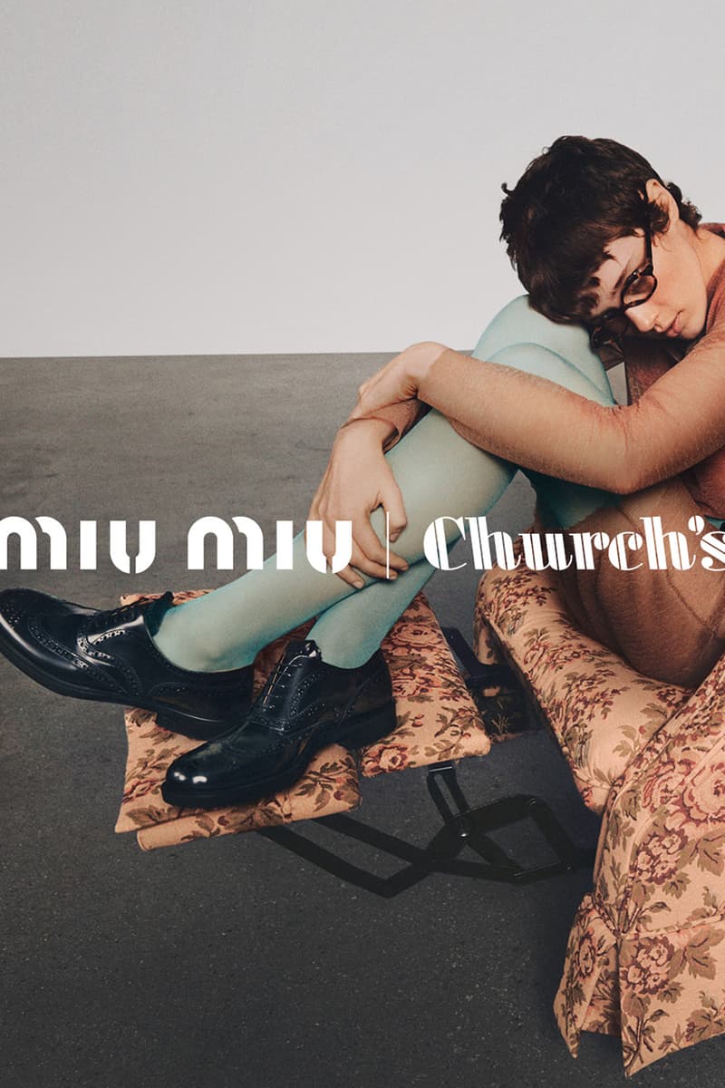 miu miu church's brogues double monk strap shoe