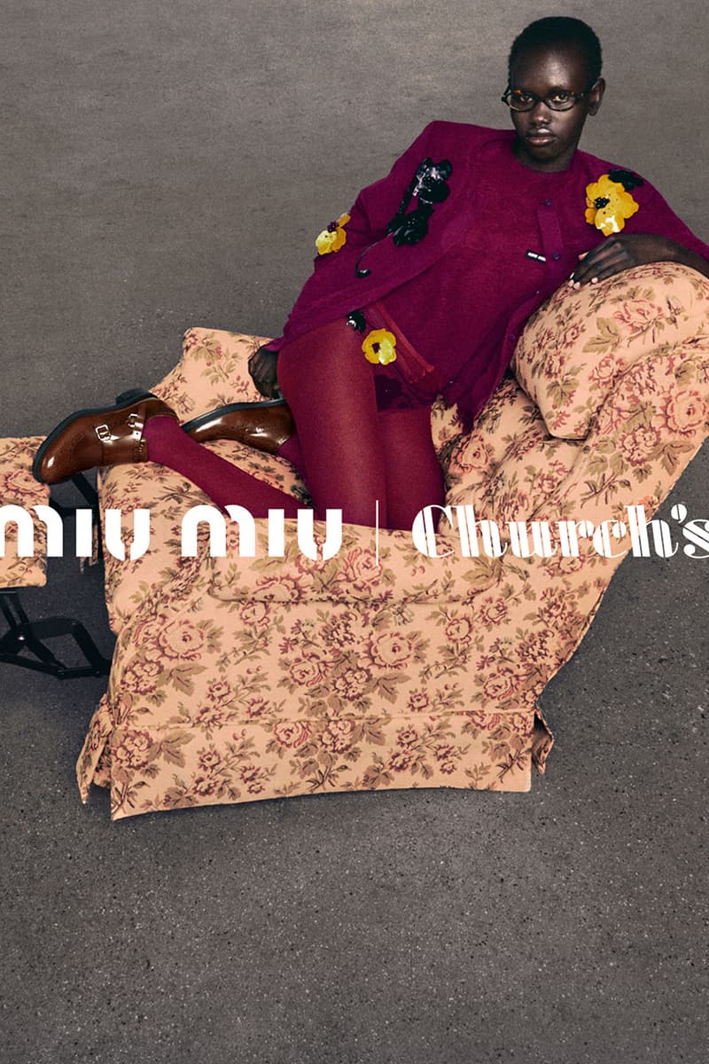 miu miu church's brogues double monk strap shoe