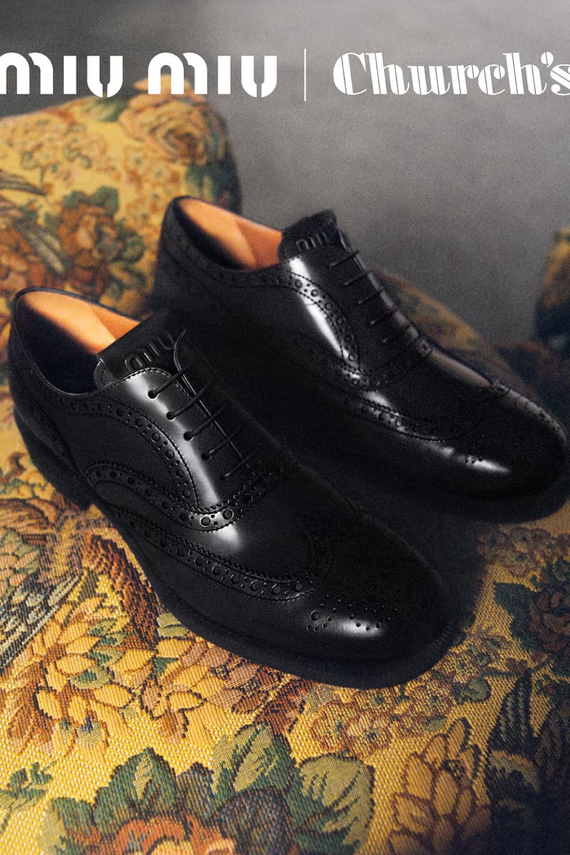 miu miu church's brogues double monk strap shoe