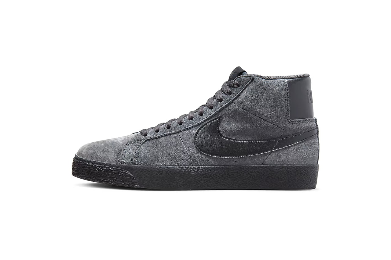 nike sb blazer mid "anthracite suede" sneakers footwear where to buy release information price