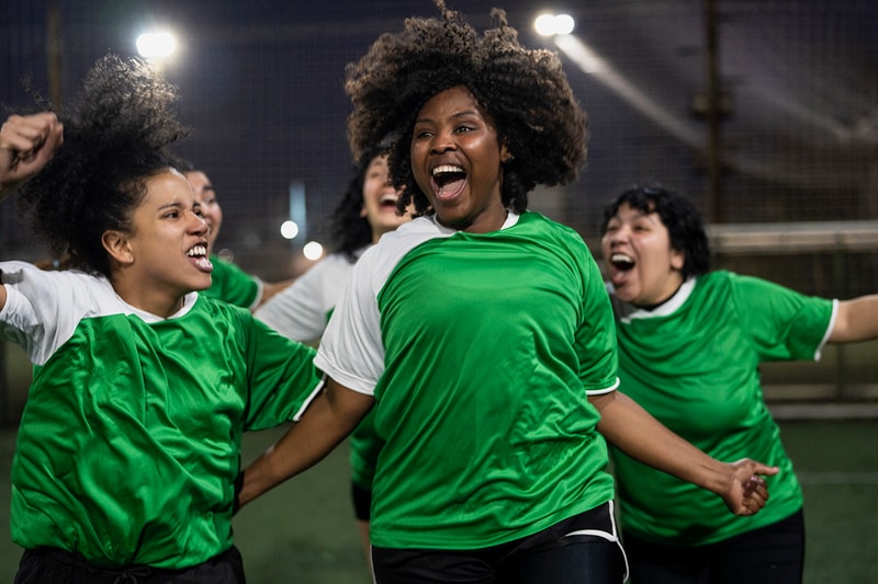 sports direct getty images equal view campaign women's football soccer sports gender gap diversity 