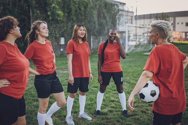 sports direct getty images equal view campaign women's football soccer sports gender gap diversity 