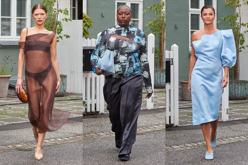 stine goya ss24 copenhagen fashion week runway garden home flowers
