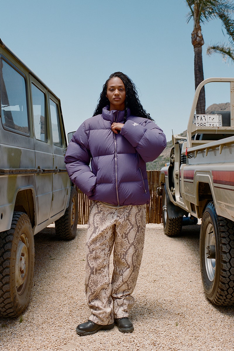 stussy fall 2023 collection lookbook jumpers hoodies jackets trousers