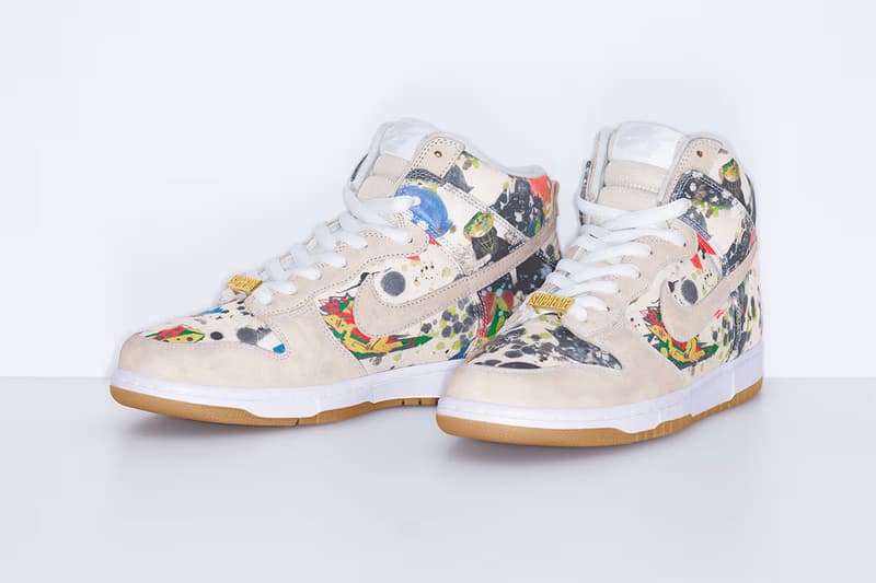 Supreme nike air max high tops custom content pack 10000/Low "Rammellzee" fall/winter 2023 collection week 2 drop sneakers footwear release information where to buy