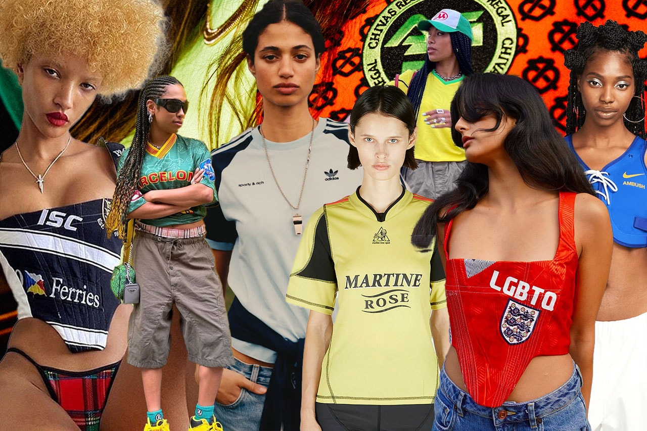 blokecore fashion trend women martine rose ambush hattie crowther football sports jerseys