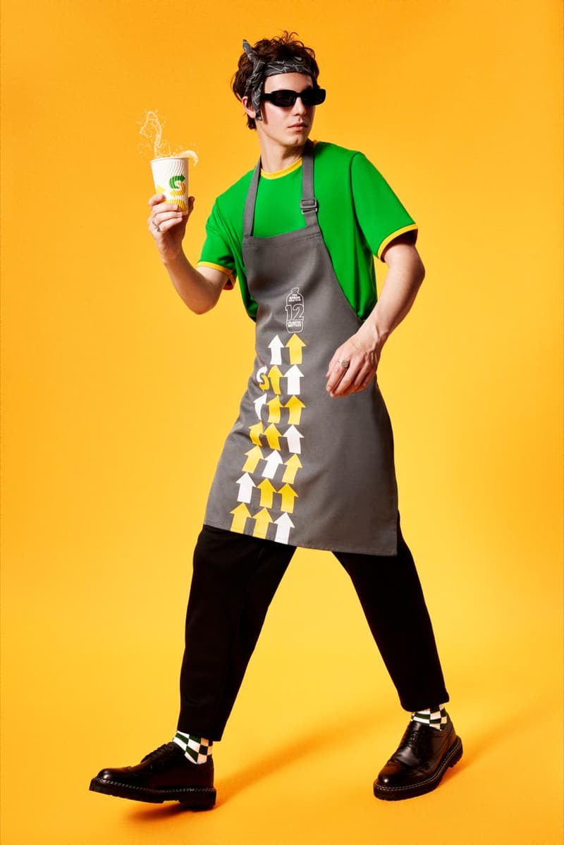 subway fashion uniform campaign sandwiches clothes green black yellow