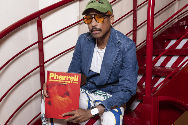 pharrell williams custom jewels rizzoli book signing paris