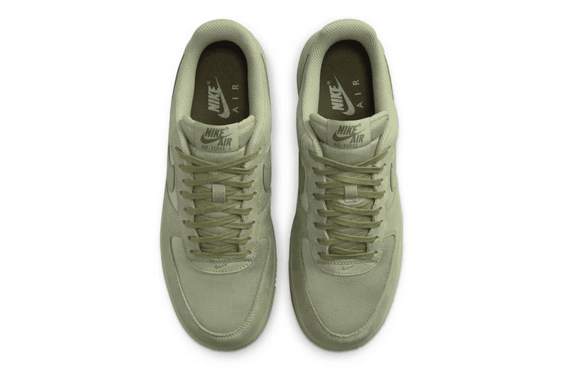 nike air force 1 low sneaker oil green suede pale 