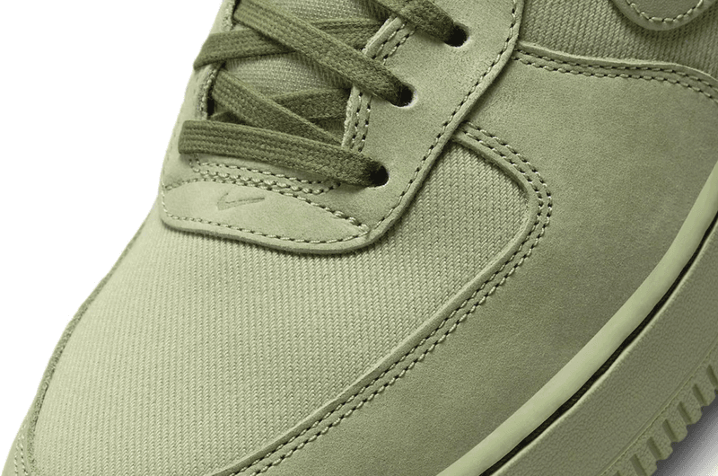 nike air force 1 low sneaker oil green suede pale 