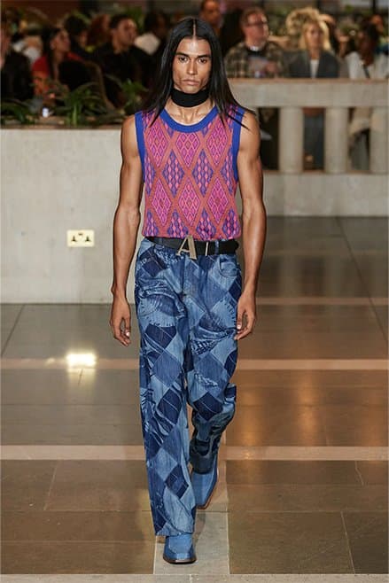 ahluwalia spring summer 2024 london fashion week runway images details