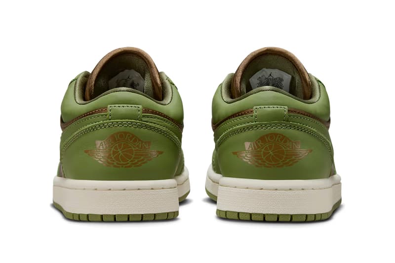 jordan brand air jordan 1 low "brown kelp" sneakers footwear where to buy release information 