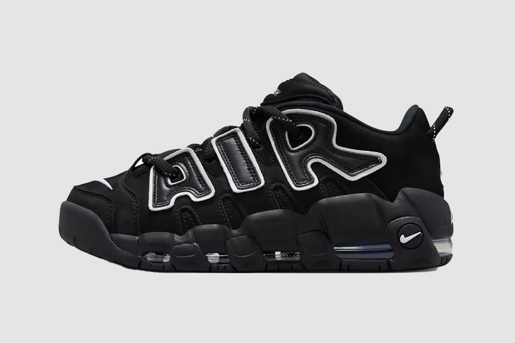 Take an Official Look at the AMBUSH x Nike Air More Uptempo Low in "Black/White"