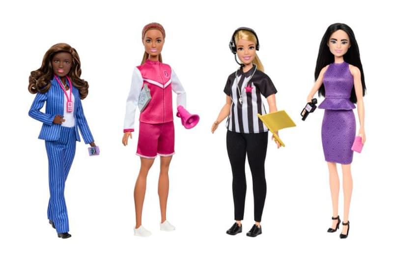 barbie 2023 career of the year doll women in sports announcement images details