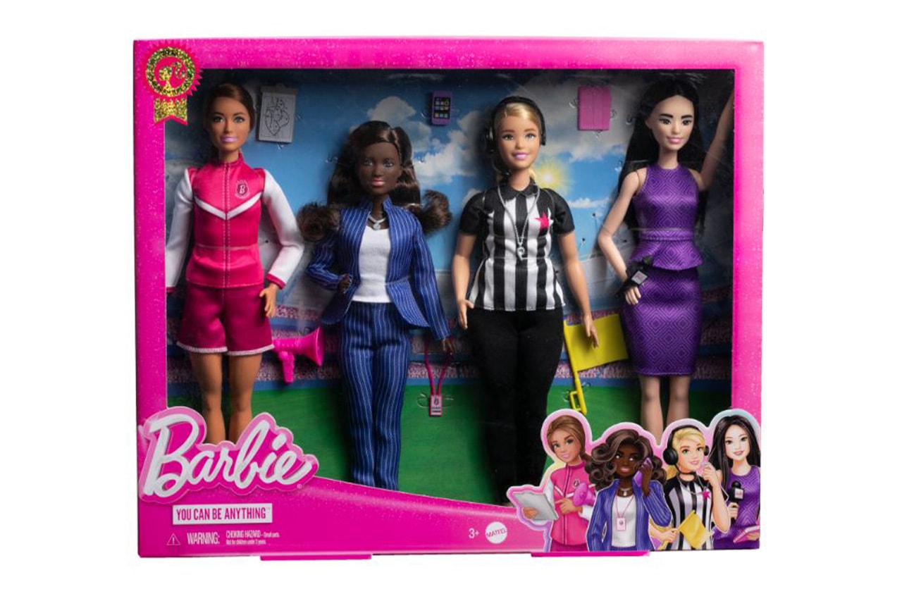 barbie 2023 career of the year doll women in sports announcement images details