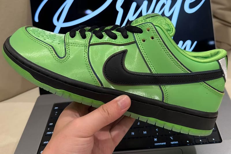 A Closer Look at 'The Powerpuff Girls' x Nike SB Dunk in "Buttercup" and "Bubbles"