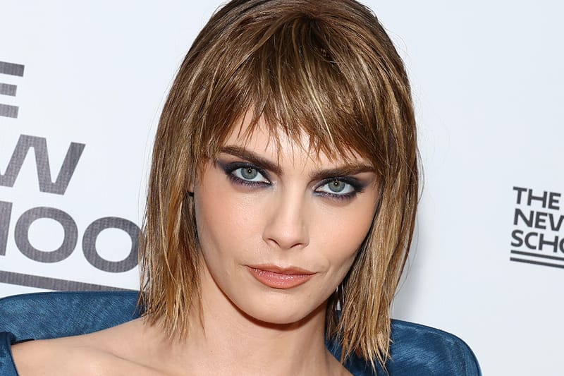 There Has To Be a Pot of Gold at the End of Cara Delevingne's Spiky, Rainbow Mullet