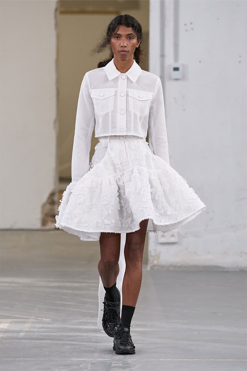 Cecilie Bahnsen, Paris Fashion Week, Spring/Summer 2024, Asics, Collaboration, First Look