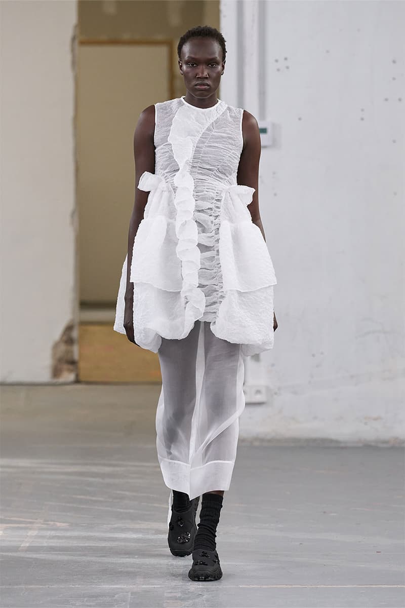 Cecilie Bahnsen, Paris Fashion Week, Spring/Summer 2024, Asics, Collaboration, First Look