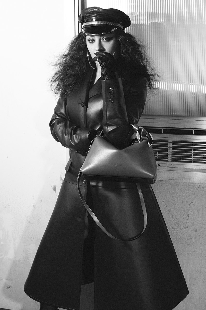 charli xcx jw anderson bag leather 