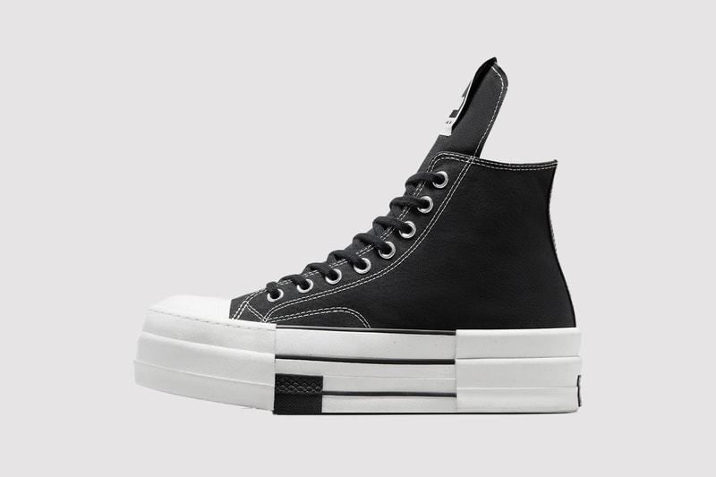 converse rick owens new dbl drkstar sneakers images release date